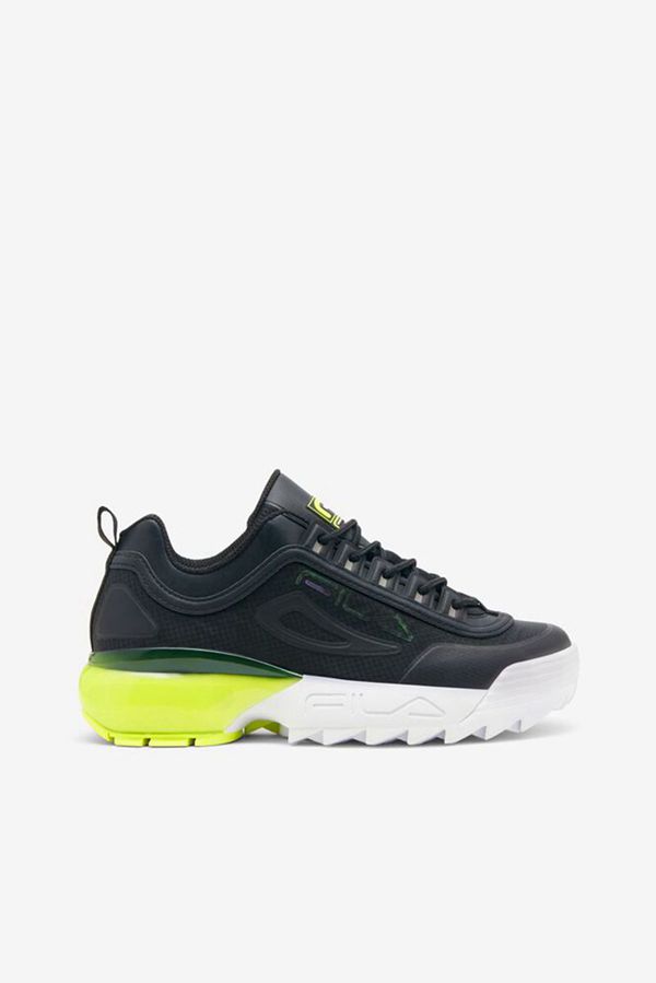 Zapatillas Fila Mujer Negras / Blancas / Amarillo - Disruptor 2A - España 870219KAH